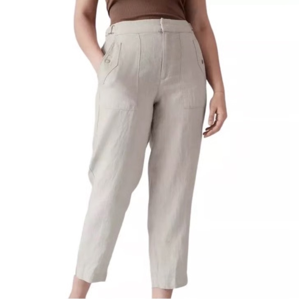 Athleta Voyager linen Pant Athletic Pants - 22